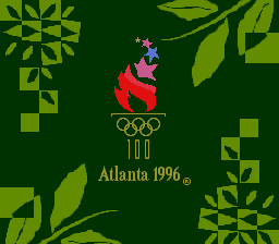 Olympic Summer Games 96 Title Screen